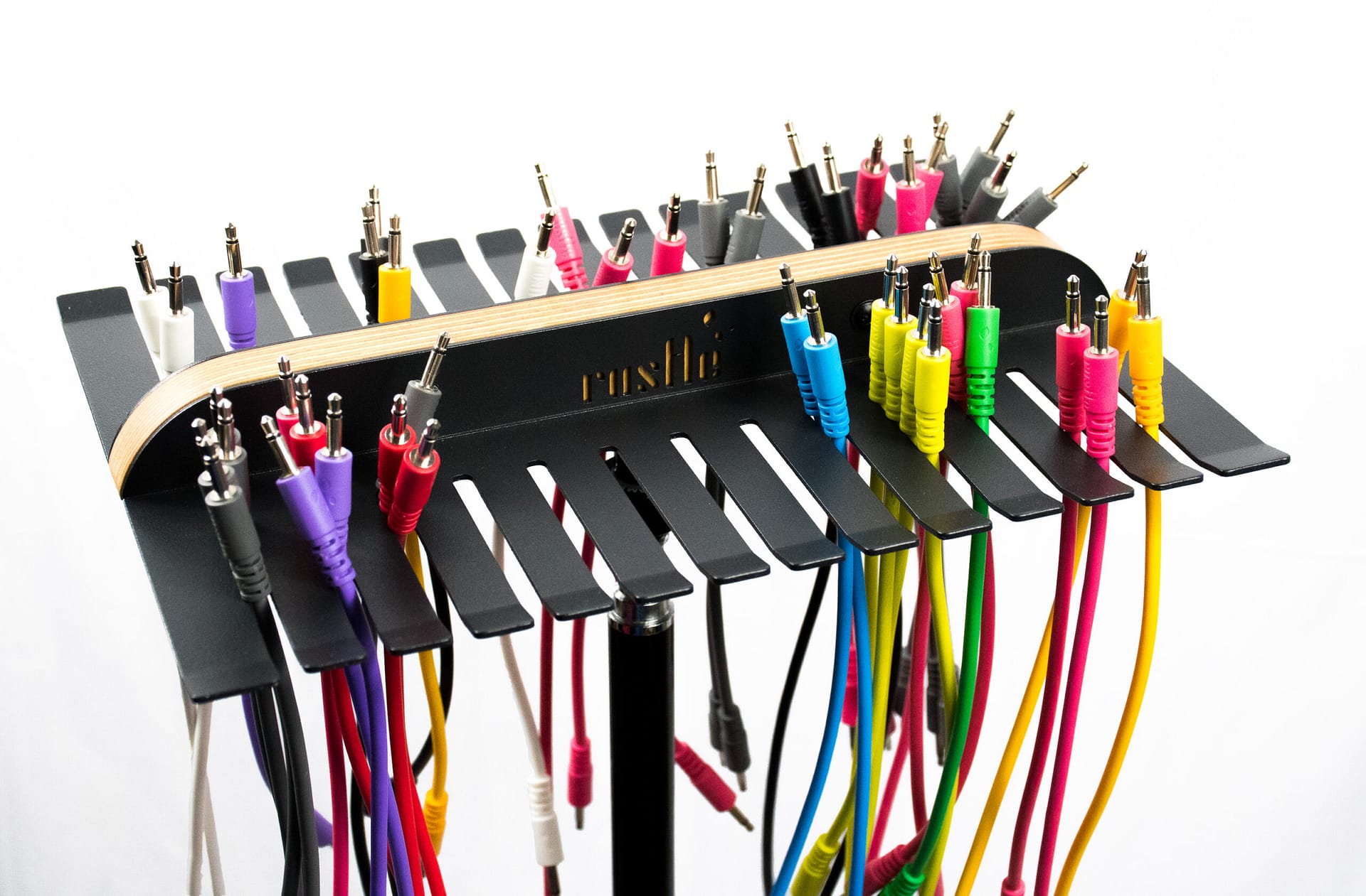 RUSTLE EURORACK PATCH CABLES HOLDER For MIC STAND RustleSounds